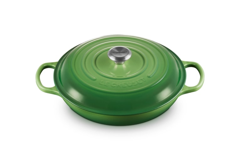 Le Creuset Gourmet-Profitopf Sig 30cm in Farbe Bamboo Green Le Creuset Gourmet-Profitopf Sig 30cm Bamboo Green