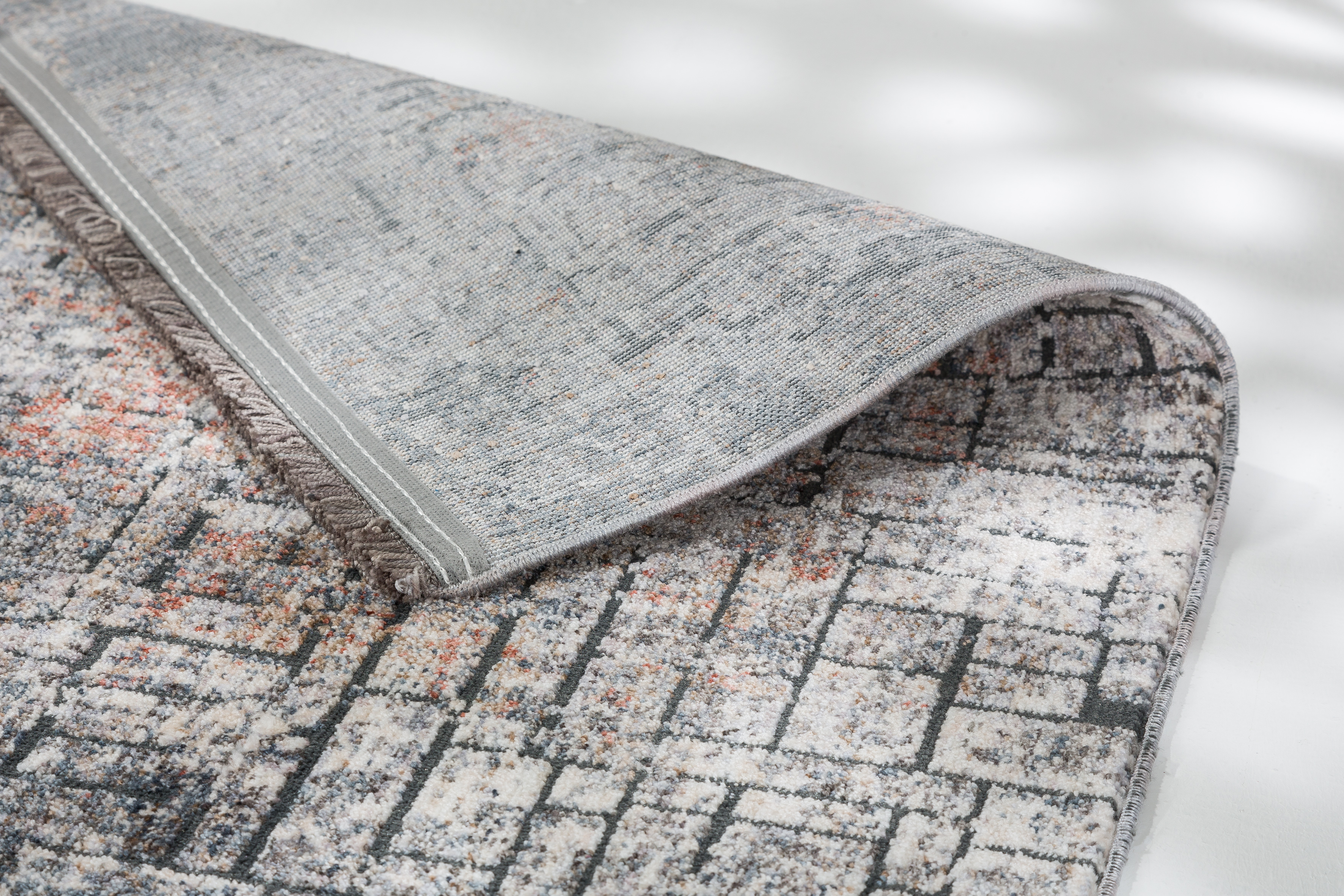 Golze & Söhne Webteppich Sarezzo ca. 80x150cm in Farbe grau
