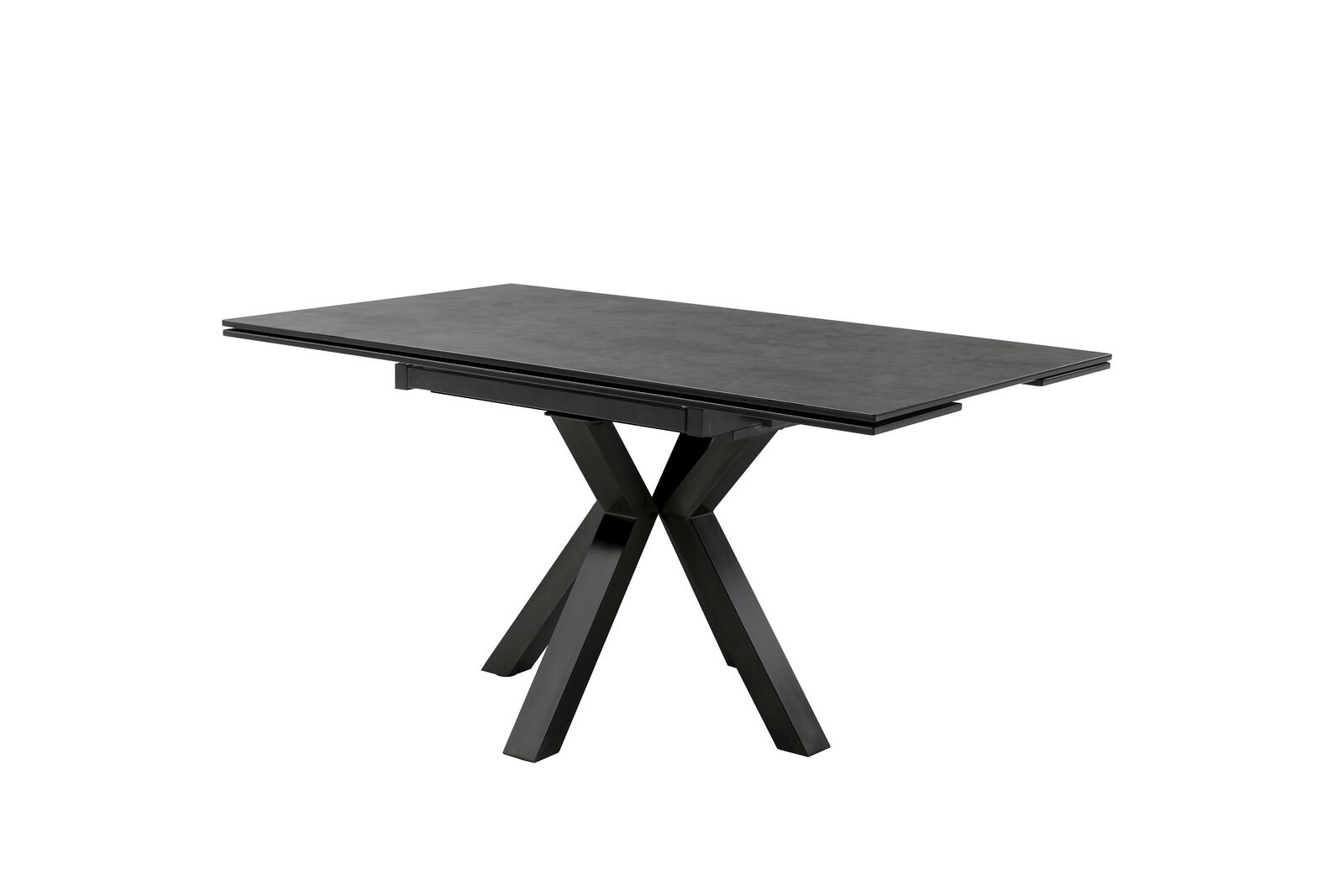 MCA Furniture Esstisch Pallini ca. 150 x 76 x 90 cm in Keramik anthrazit, Moebel, Tabelle, Esstisch, Kaffeetisch, Schreibtisch