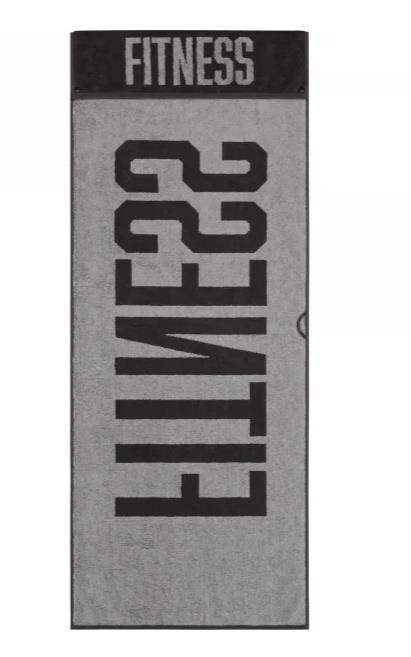 Frottiertuch Fitness 50x130 cm in metal Frottiertuch Fitness 50x130 cm in metal, fitness, towel, gym, workout, pattern