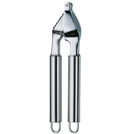 Keck & Lang Knoblauchpresse in Silber Glänzend