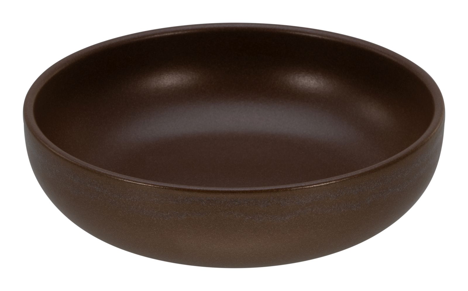 CreaTable Mehrzweckschale Uno in Farbe Terra seidenmatt, Schale, Suppenschüssel