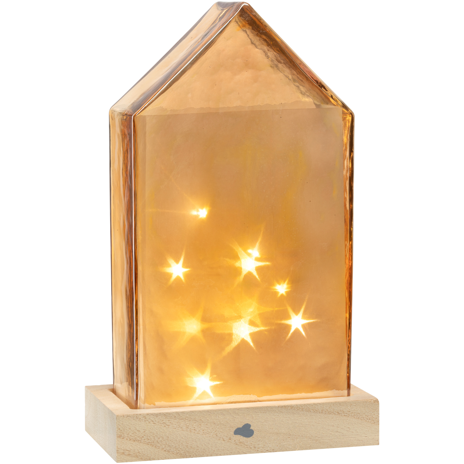 Leonardo GK/LED Magico 23cm in Farbe amber, Lampe, Laterne
