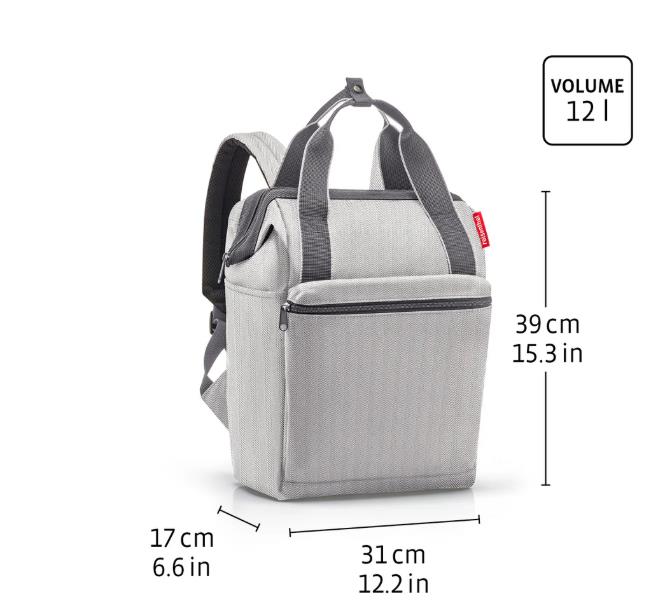 Reisenthel ALLROUNDER R in Farbe herringbone grey, Tasche, Zubehör, Handtasche