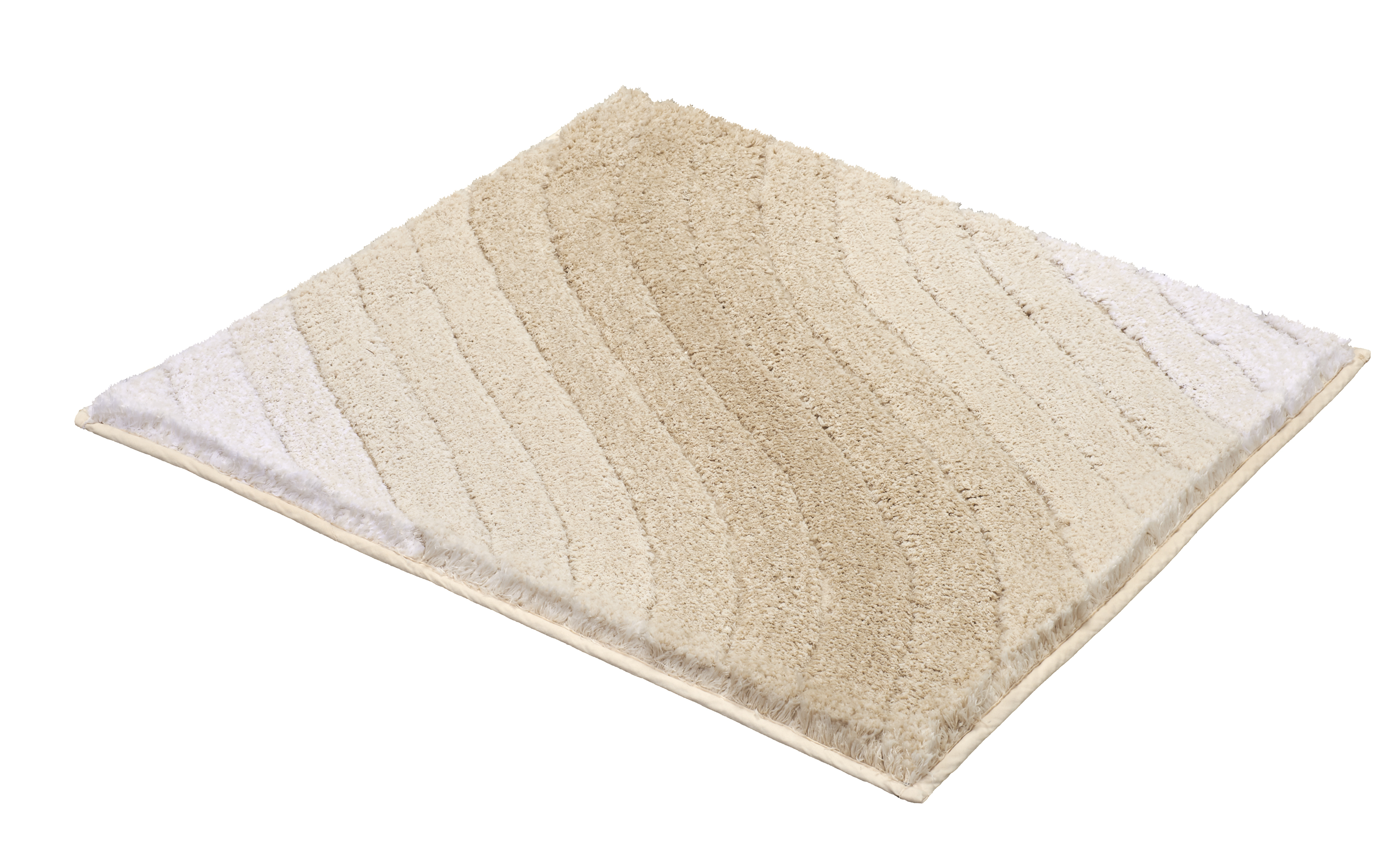 Kleine Wolke Badteppich TENDER ca. 60x60cm in Farbe Sandbeige