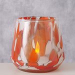 Boltze Windlicht Layla in Farbe Glas Farbmix