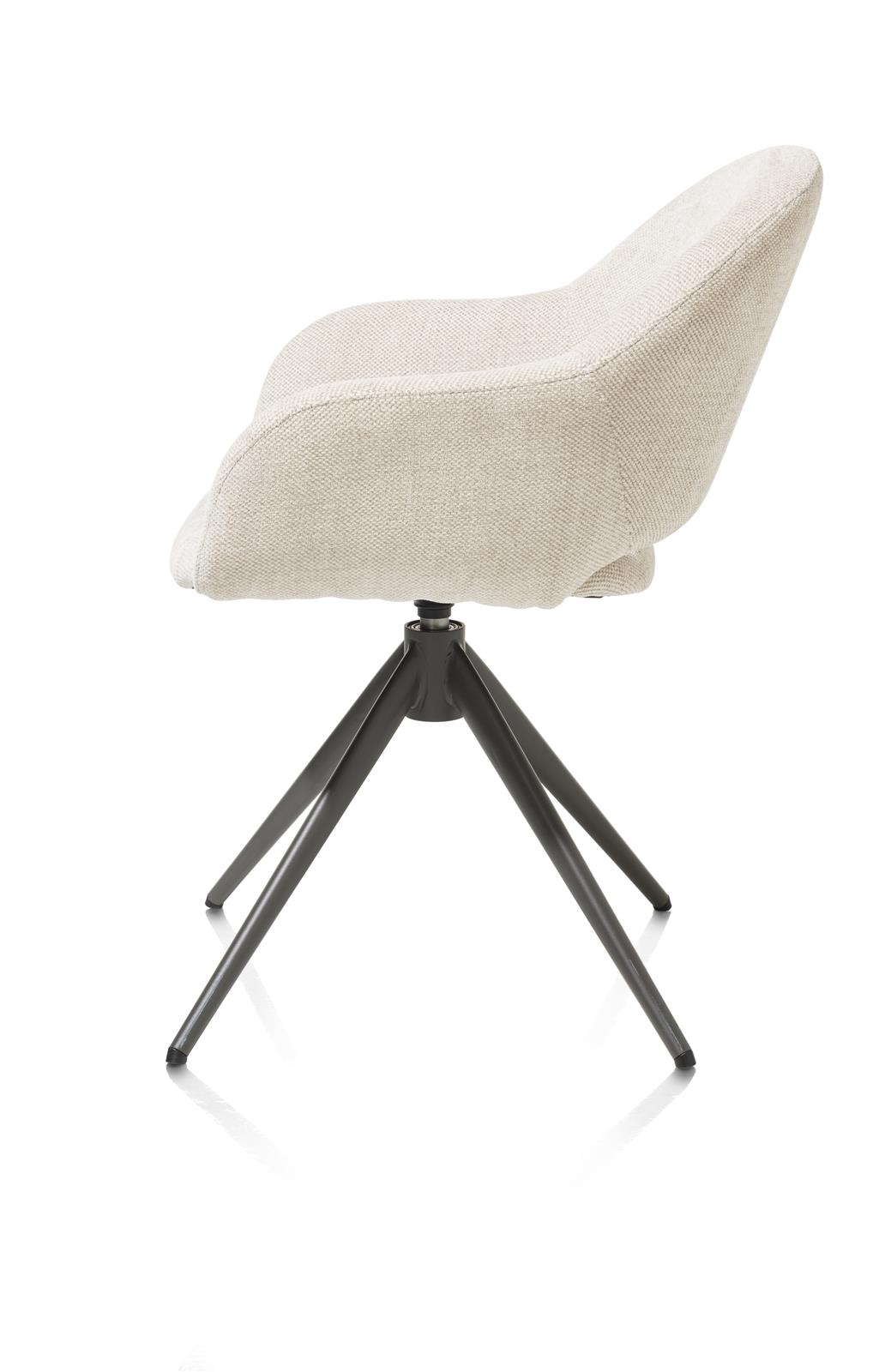 XOOON Armstuhl Finn 48654-CRE Stoff creme