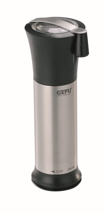 GEFU Muskatmühle Moscata schwarz/silber