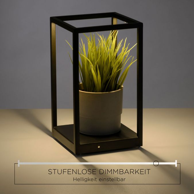 Paul Neuhaus LED-Tischleuchte Contura in Schwarz