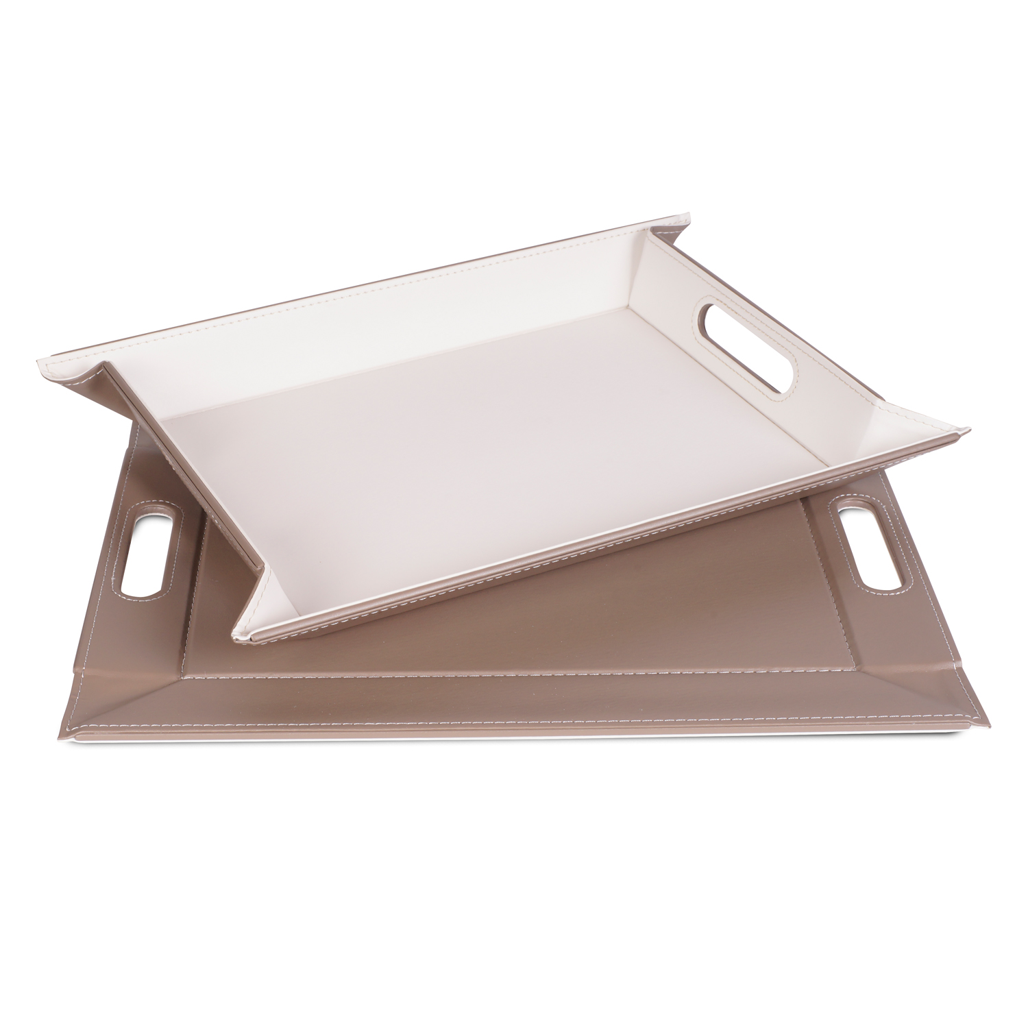 Profino DUO - Wendetablett, Weiss/Taupe, klein