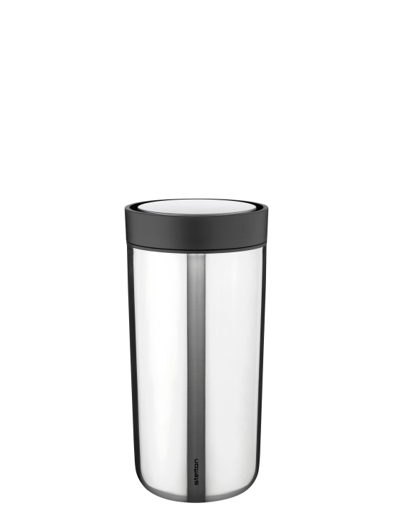Stelton Thermobecher To Go Click 0,4 Liter in Farbe steel