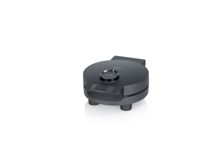 Severin Waffeleisen WA 2116 in Schwarz Matt, Maschine, Rad
