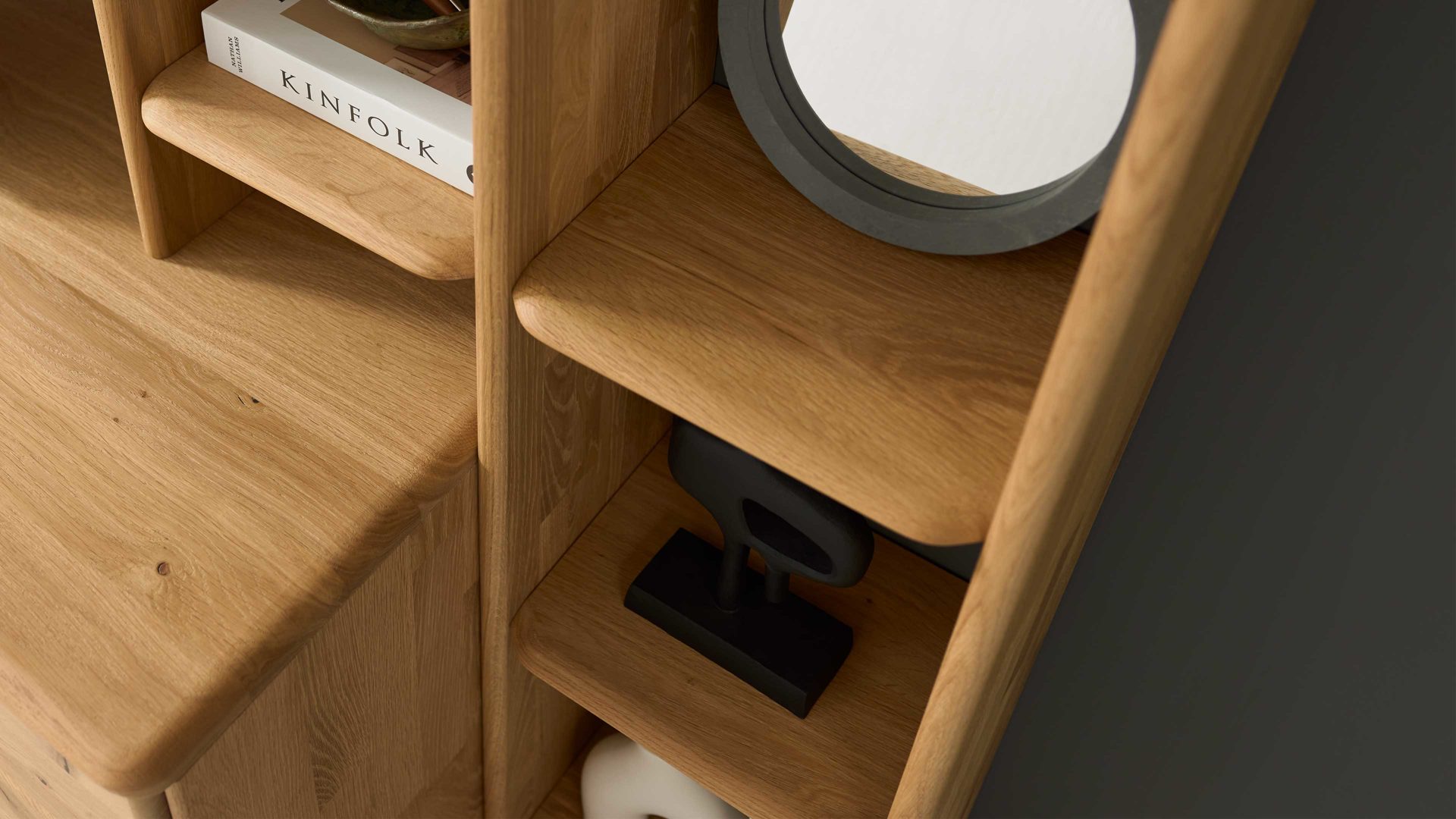 Interliving Wohnkombination IL 2028 in Wildeiche massiv soft geb.