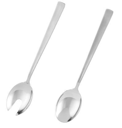 Rösle Salatbesteck 28cm , servierlöffel, Edelstahl, silber, Besteckset, Löffelset