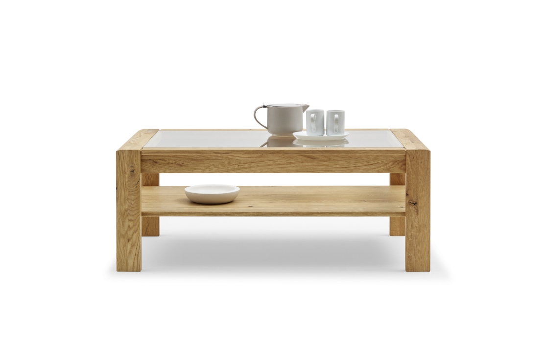 Musterring Couchtisch Puerto, ca. 115 x 65 x 45 cm in Asteiche geölt