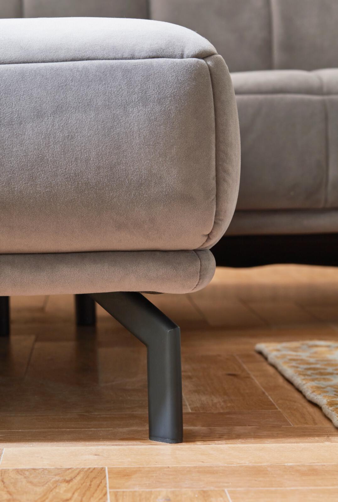 Modulmaster Wohnlandschaft MM-MP1152 ca. 383x219cm in Stoff Salsa grey, Sessel, Bezug, Möbelbein, Garnitur, Sofa