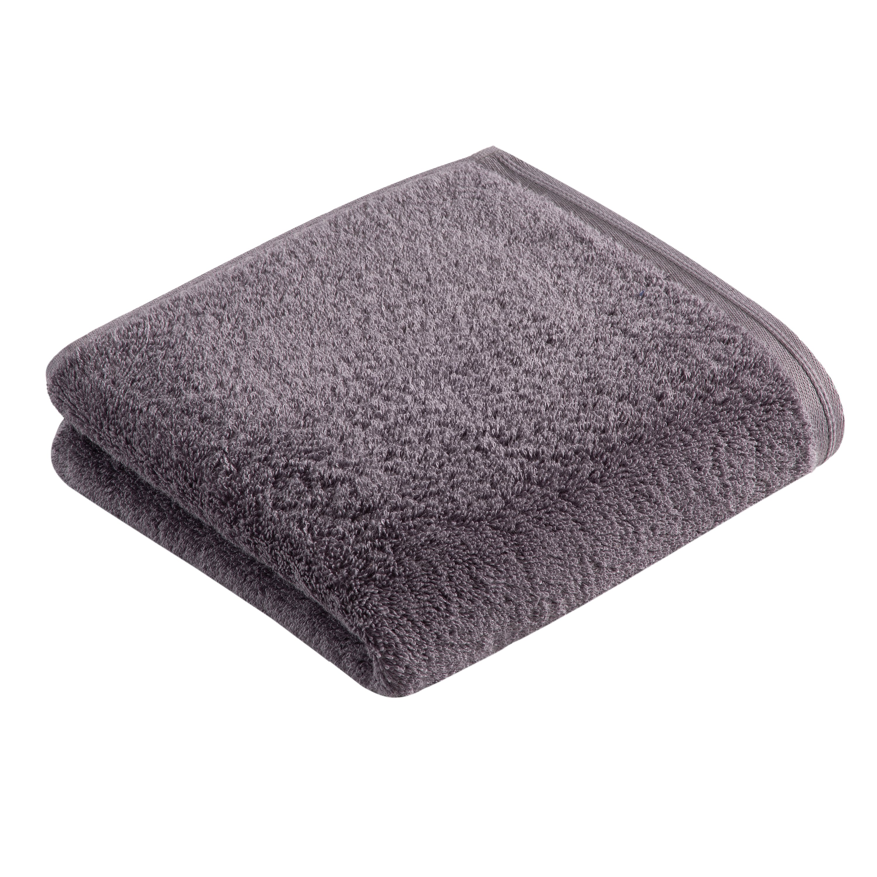 Vossen Handtuch Vegan Life ca. 50x100cm in Farbe dunkelgrau Vossen Handtuch Vegan Life ca. 50x100cm in Farbe dunkelgrau