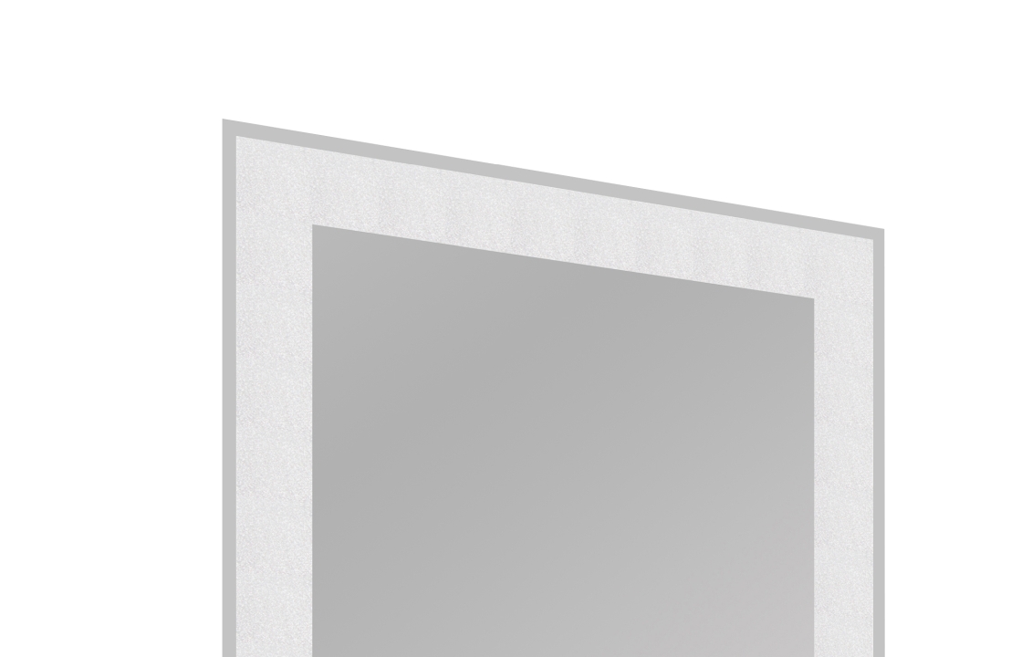 Mirrors & More Spiegel ALINA ca. 50x140cm in Farbe Glitzereffekt