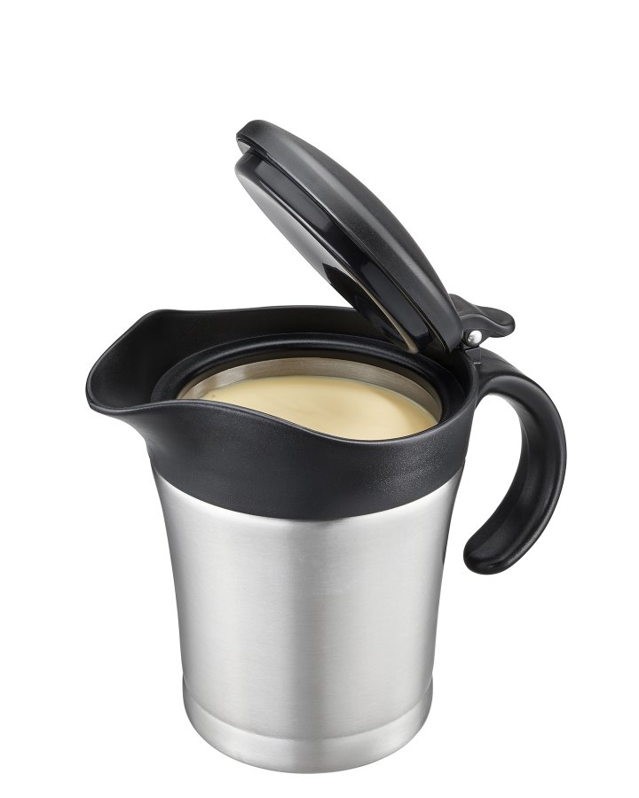 GEFU Thermo-Sauciere TREAT in Schwarz, silber