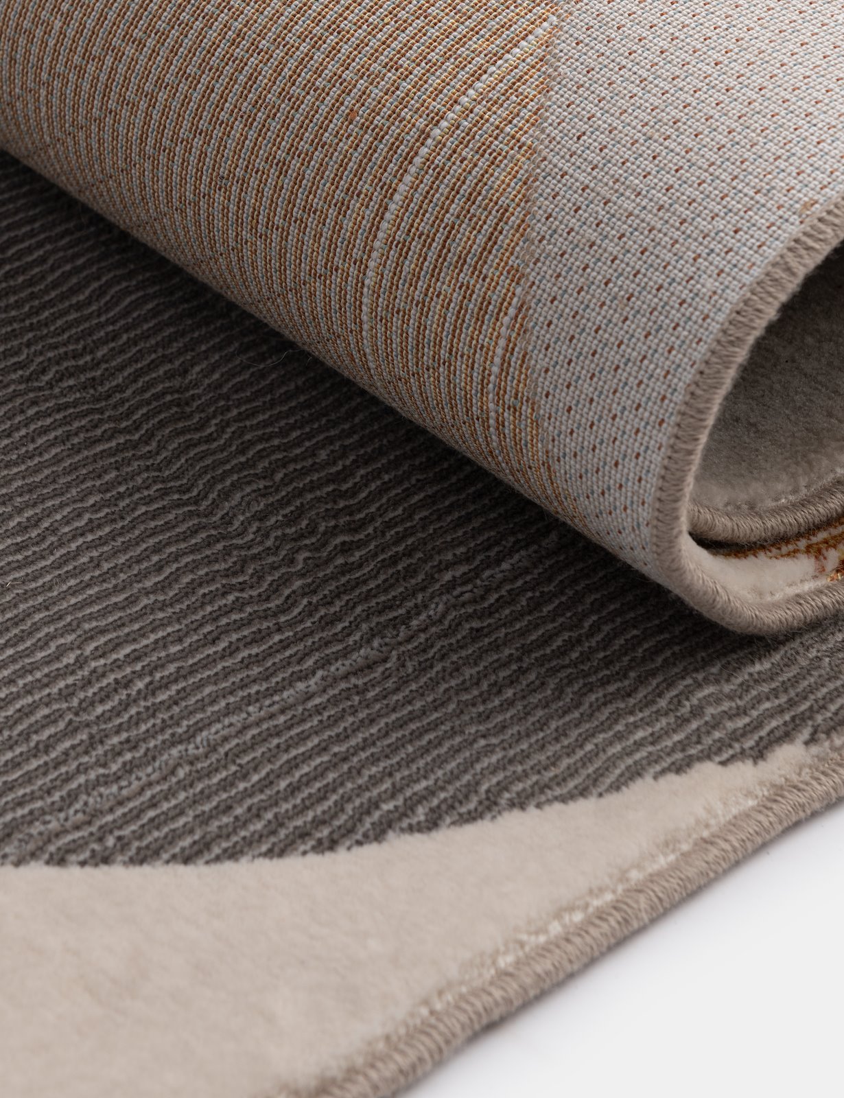 COCO MAISON Elite teppich 200x290cm , Teppich, Läufer, Streifen, Grau, Kissenrand