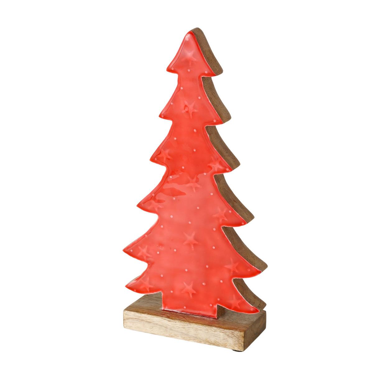 Boltze Dekoaufsteller ca. B6 H30 cm in 350 Rot
