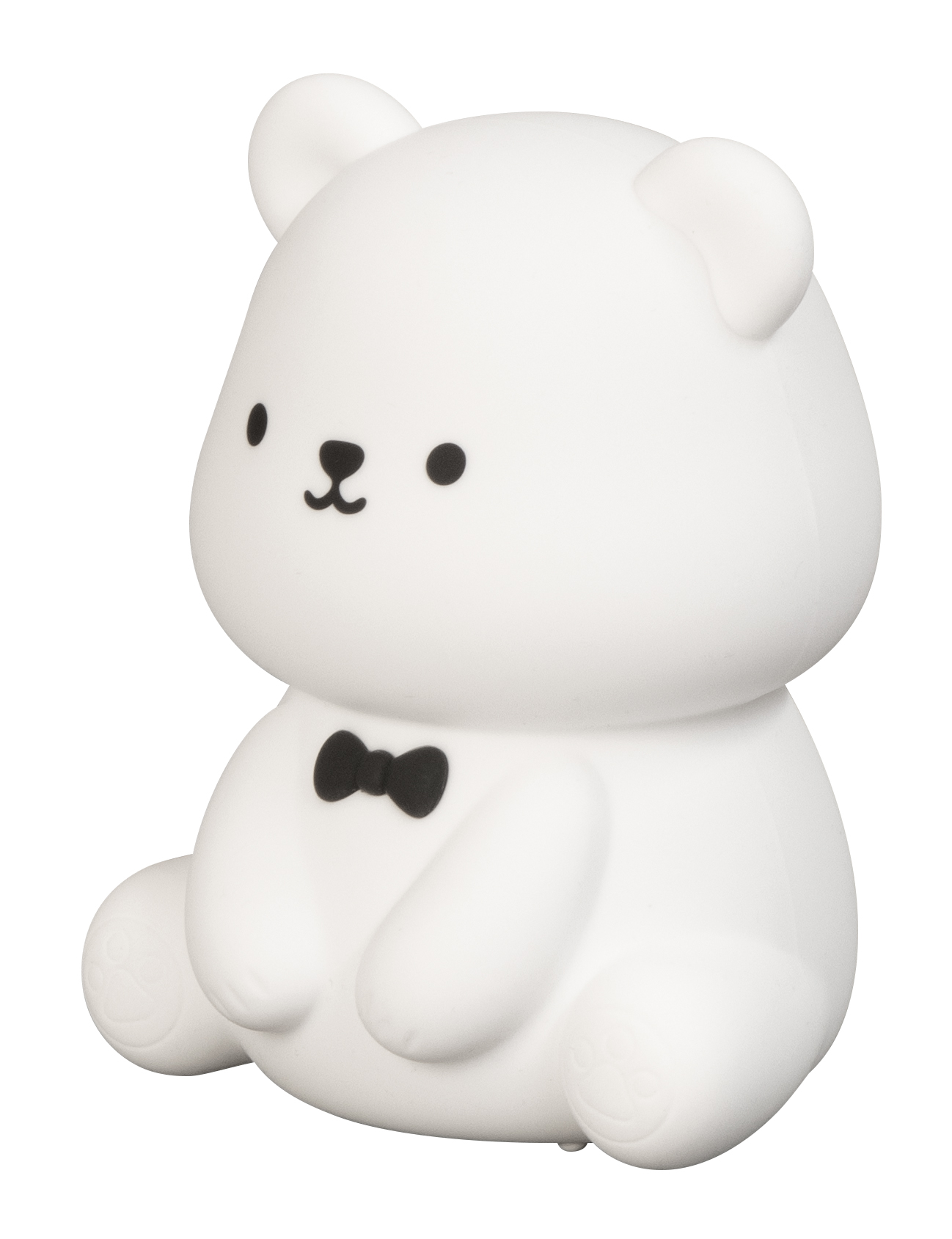 FH Lighting LED-Tischleuchte KARL in Silikon weiß, Kuscheltier, Weiß, Katzenform, Schwarzweiss, Schmuckloses Matktstück