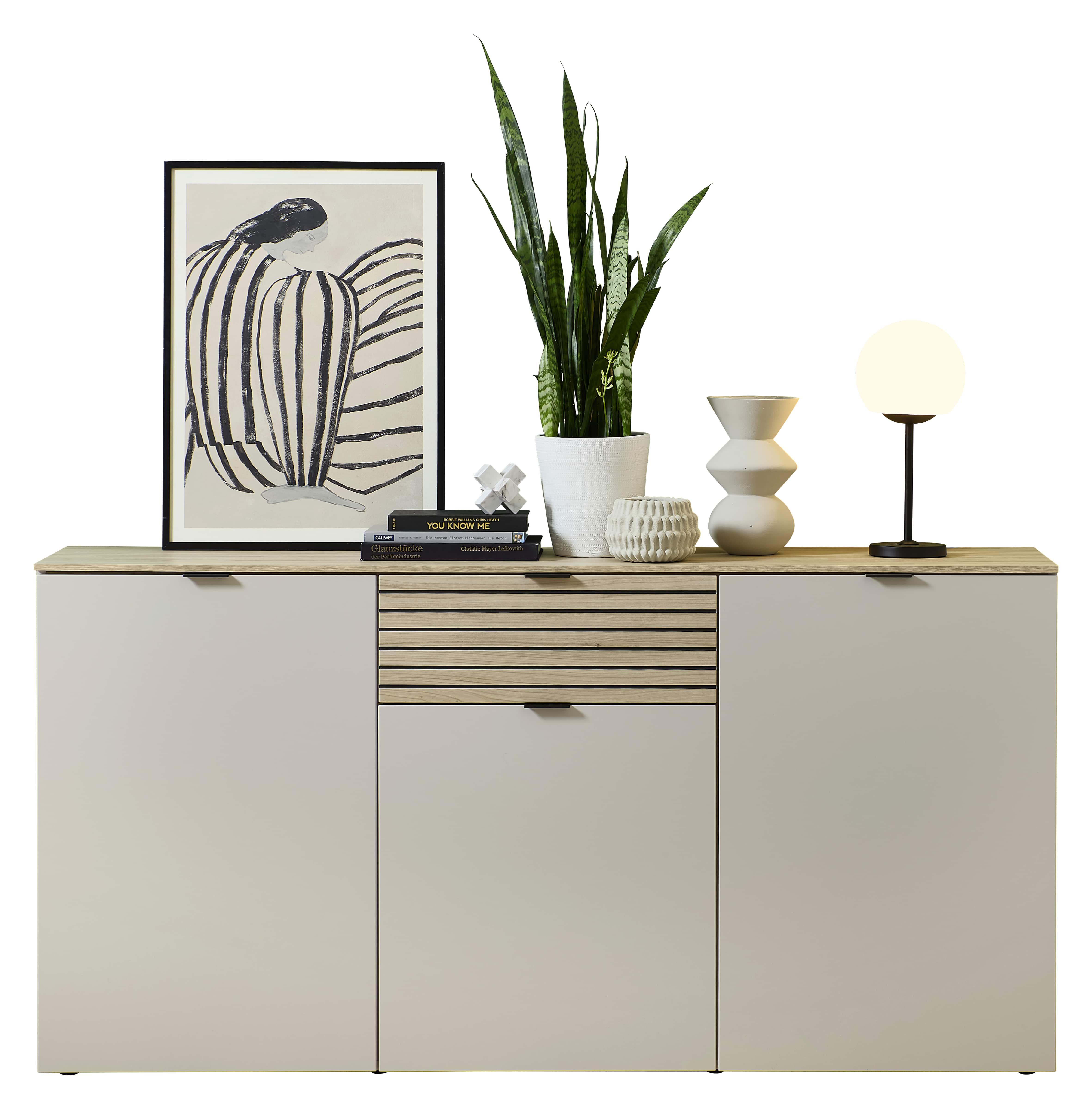 Innostyle Sideboard INA in Kaschmir/Riva Eiche