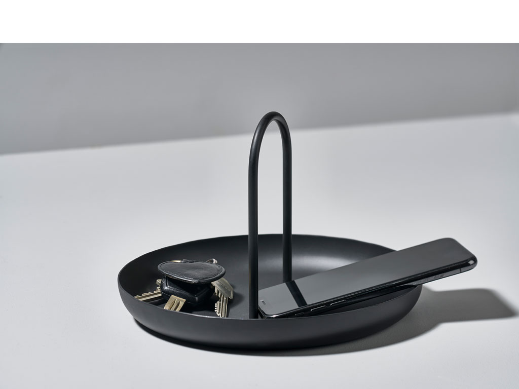 Zone Denmark Tablett mit Handgriff 20 cm in Farbe black