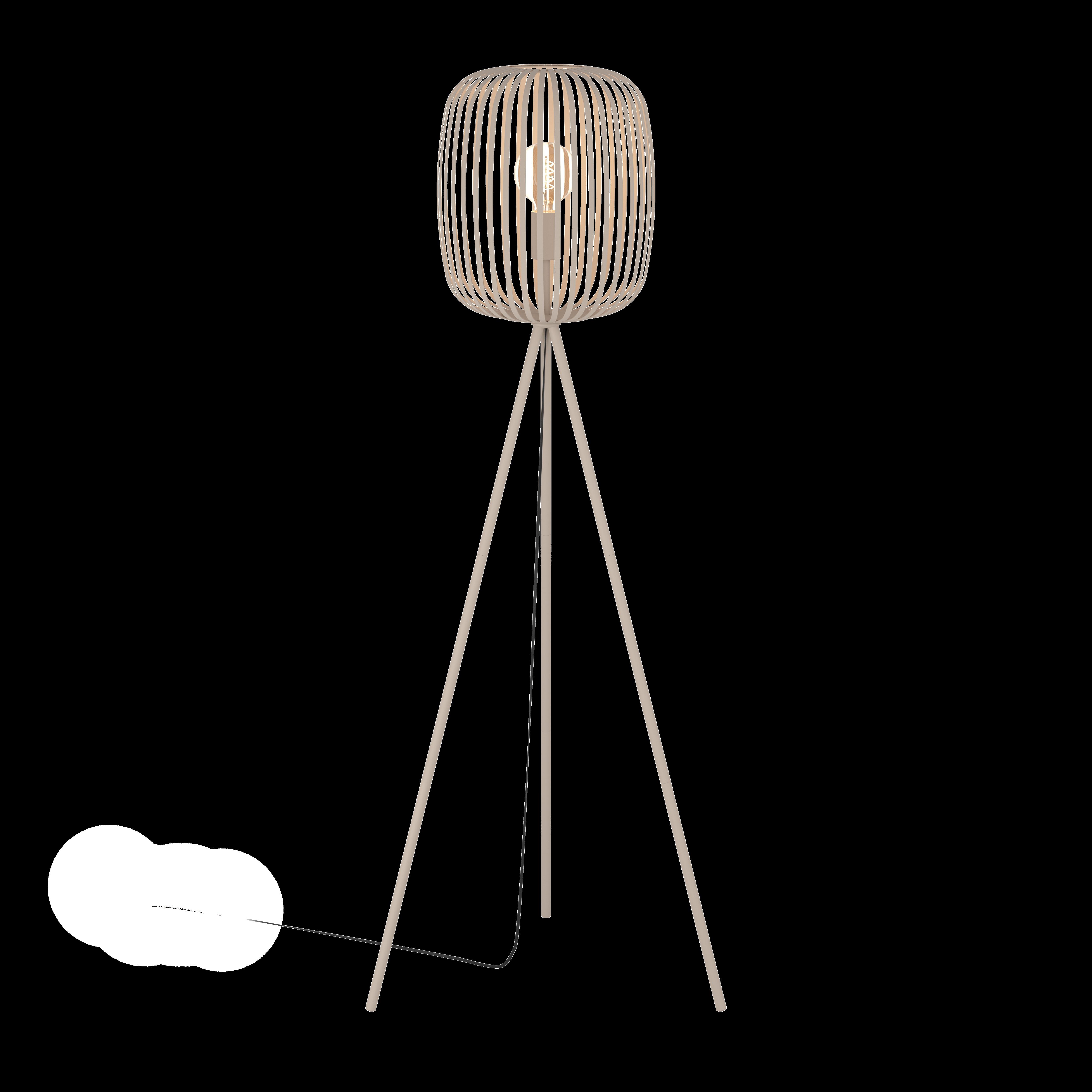 Stehleuchte ROMAZZINA D/H ca.32,5x140,5cm in Stahl sandfarben
