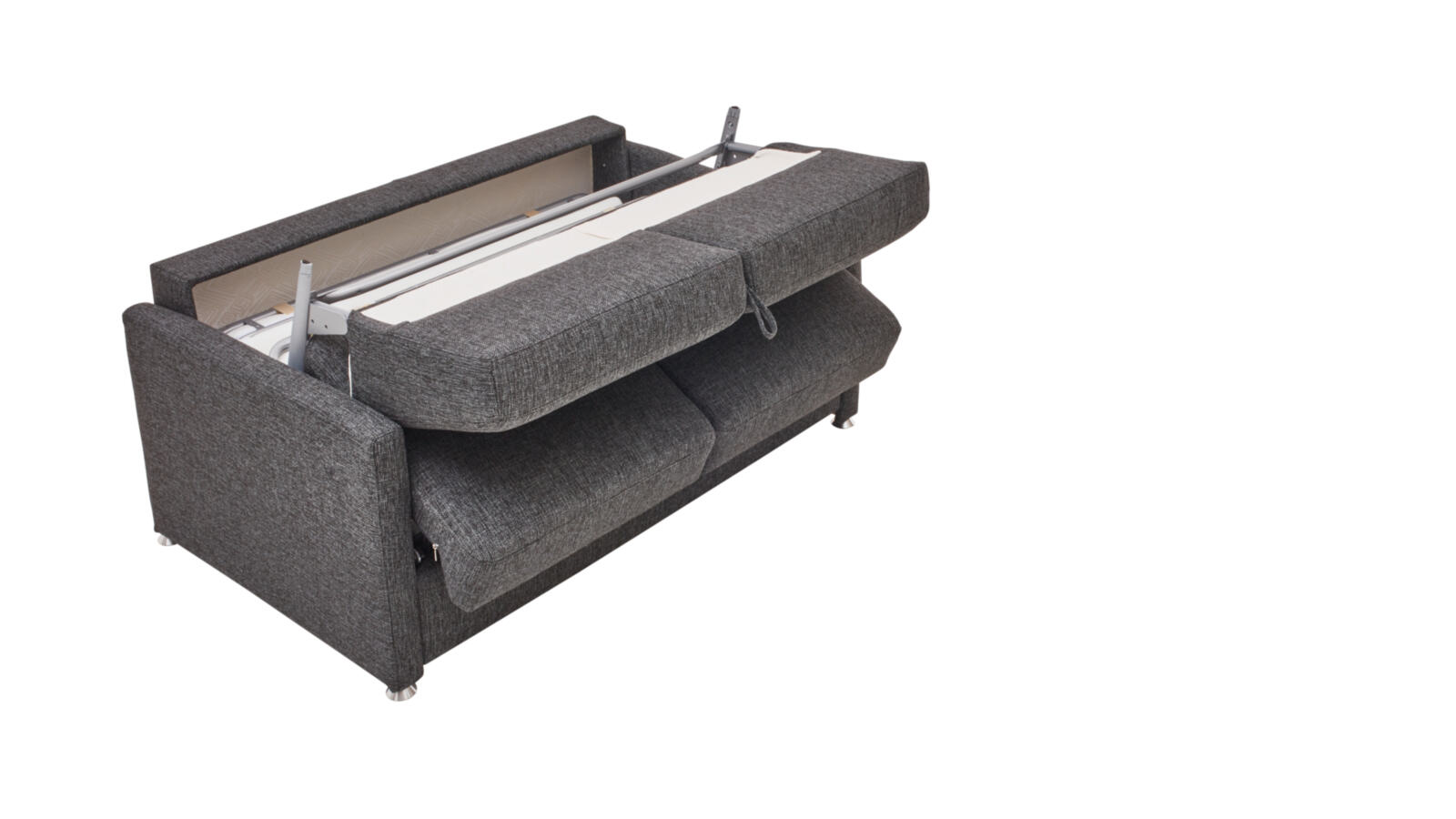 Verwandlungssofa Molto Grau Comfortmaster Schlafsofa Molto Liegefläche ca. 130x200cm in Stoff anthrazit