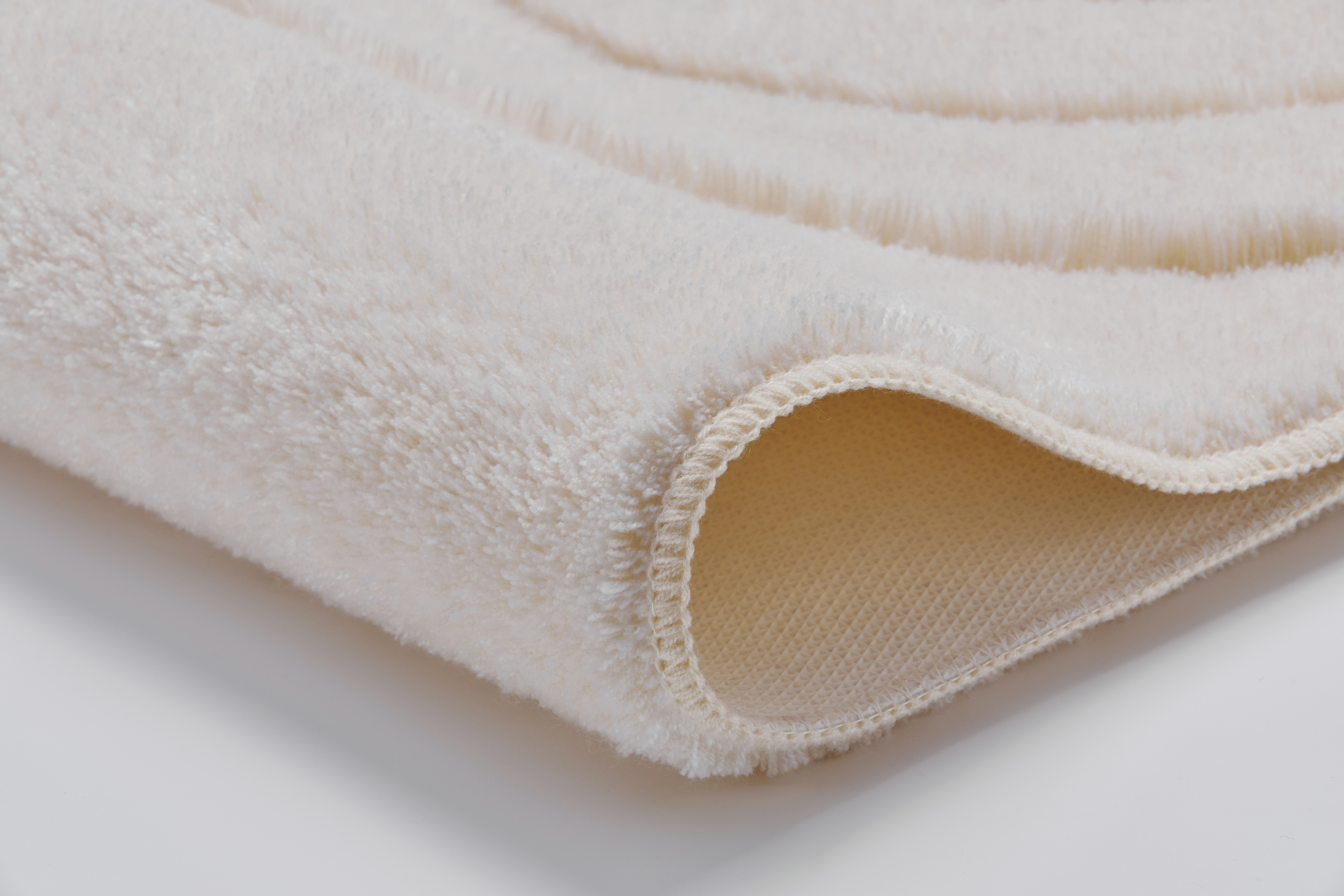 Kleine Wolke Badteppich BOW ca. 70x120cm in Farbe Sandbeige