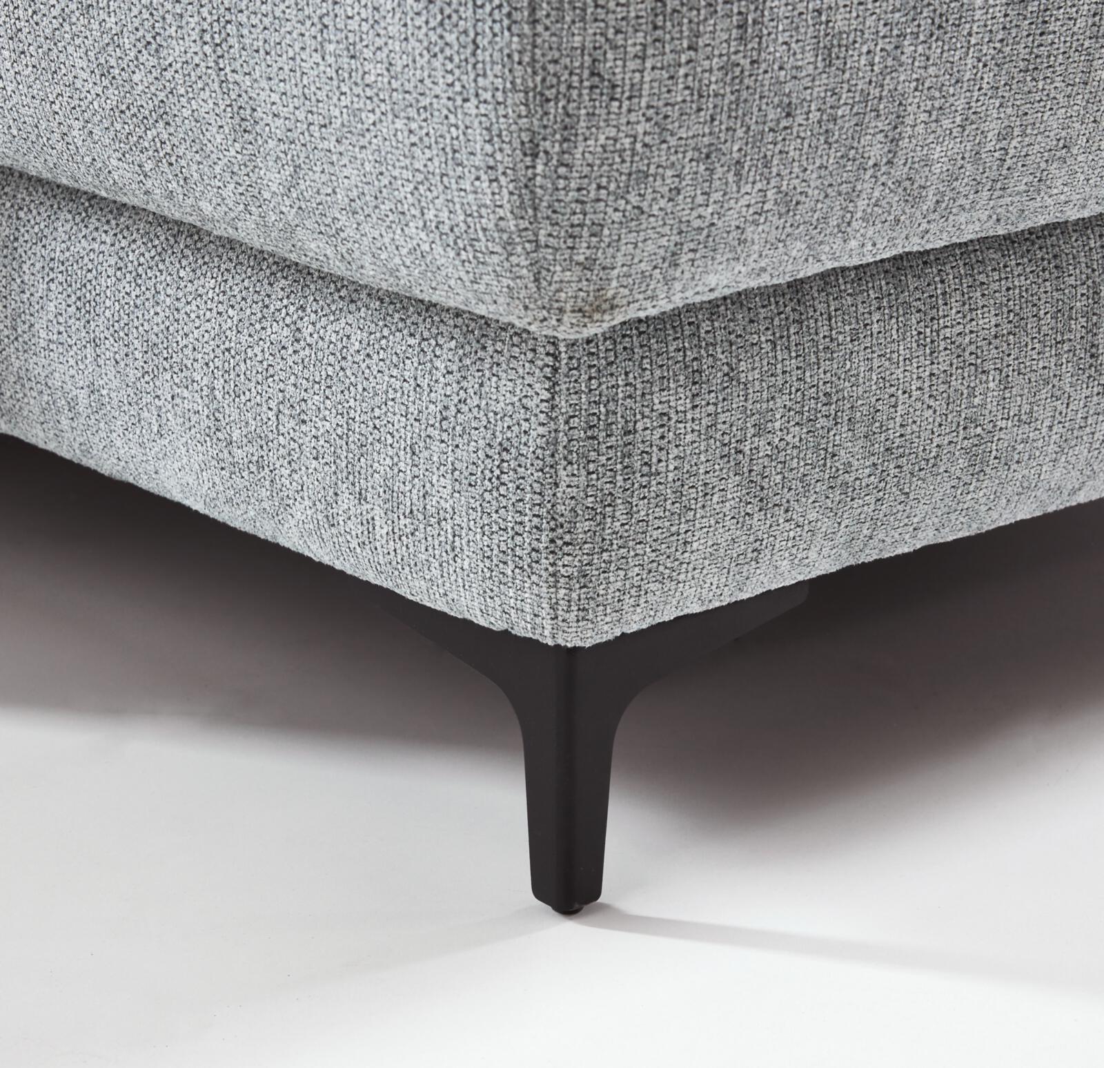 Candy Polsterecke VIVA ca. 296x162cm in Stoff Famous Frost grey, Moebel