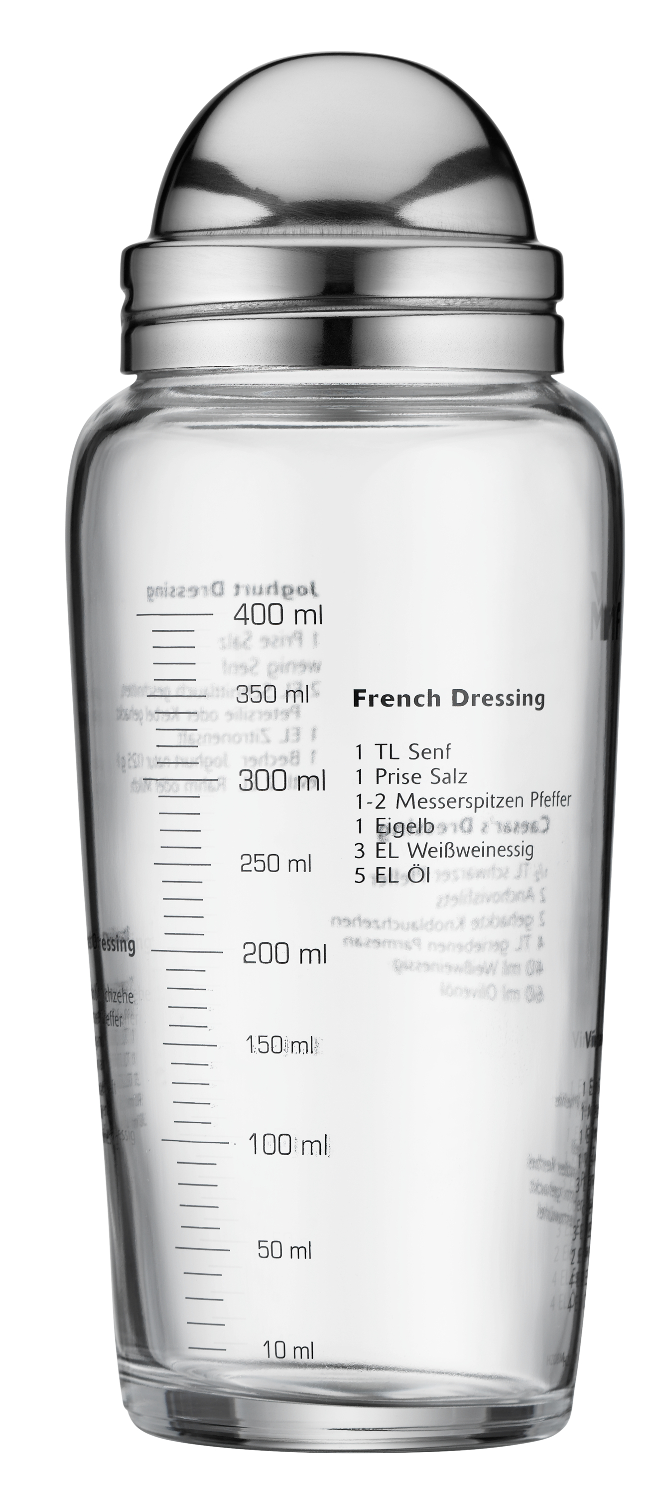 WMF Salat-Dressing-Shaker, 400 ml in Edelstahl WMF Salat-Dressing-Shaker, 400 ml in Edelstahl