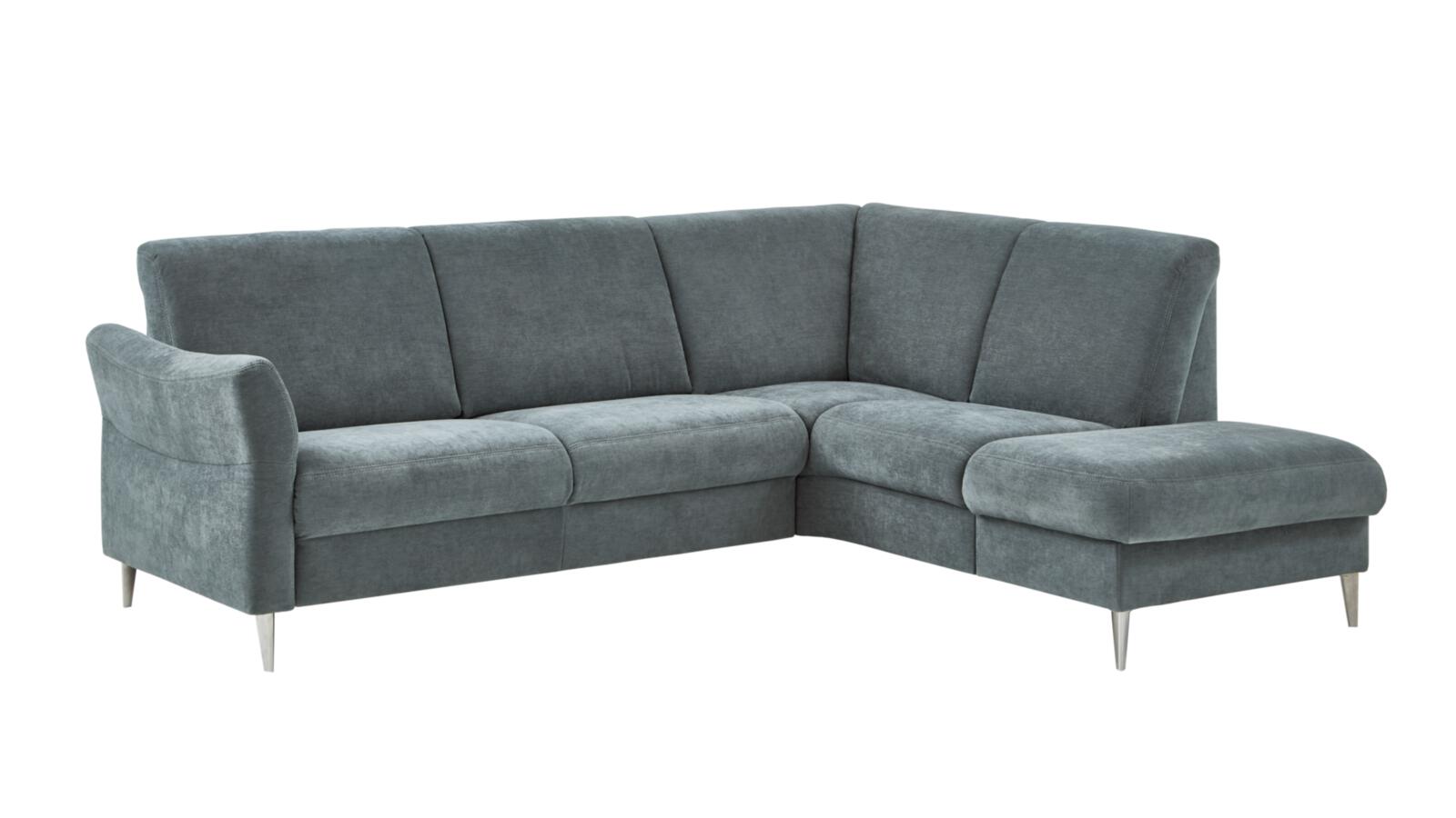 Polipol Polstergruppe OS-PP1204 ca. 237x190cm in Stoff Vera steel