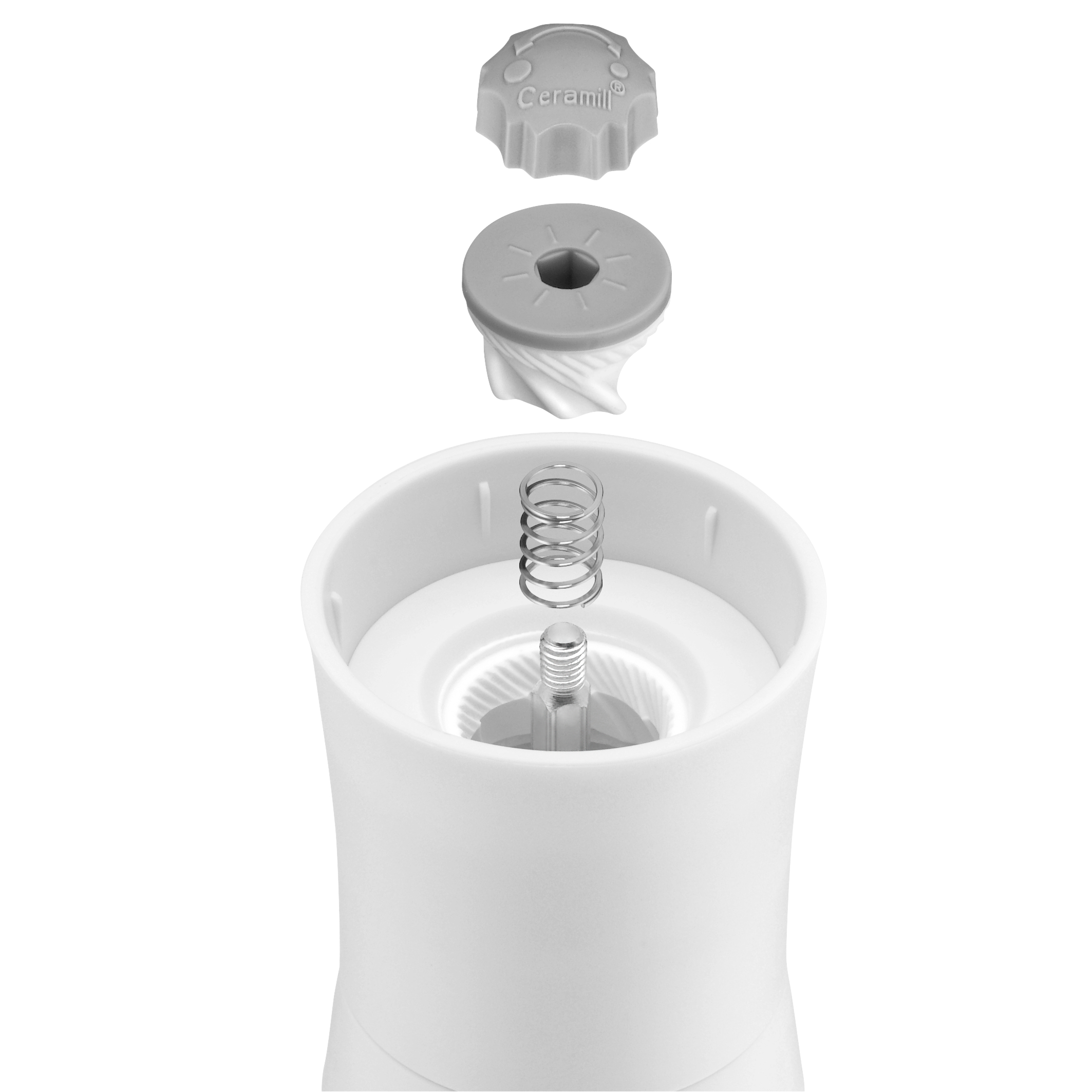 WMF Trend Gewürzmühle, Weiß in weiß