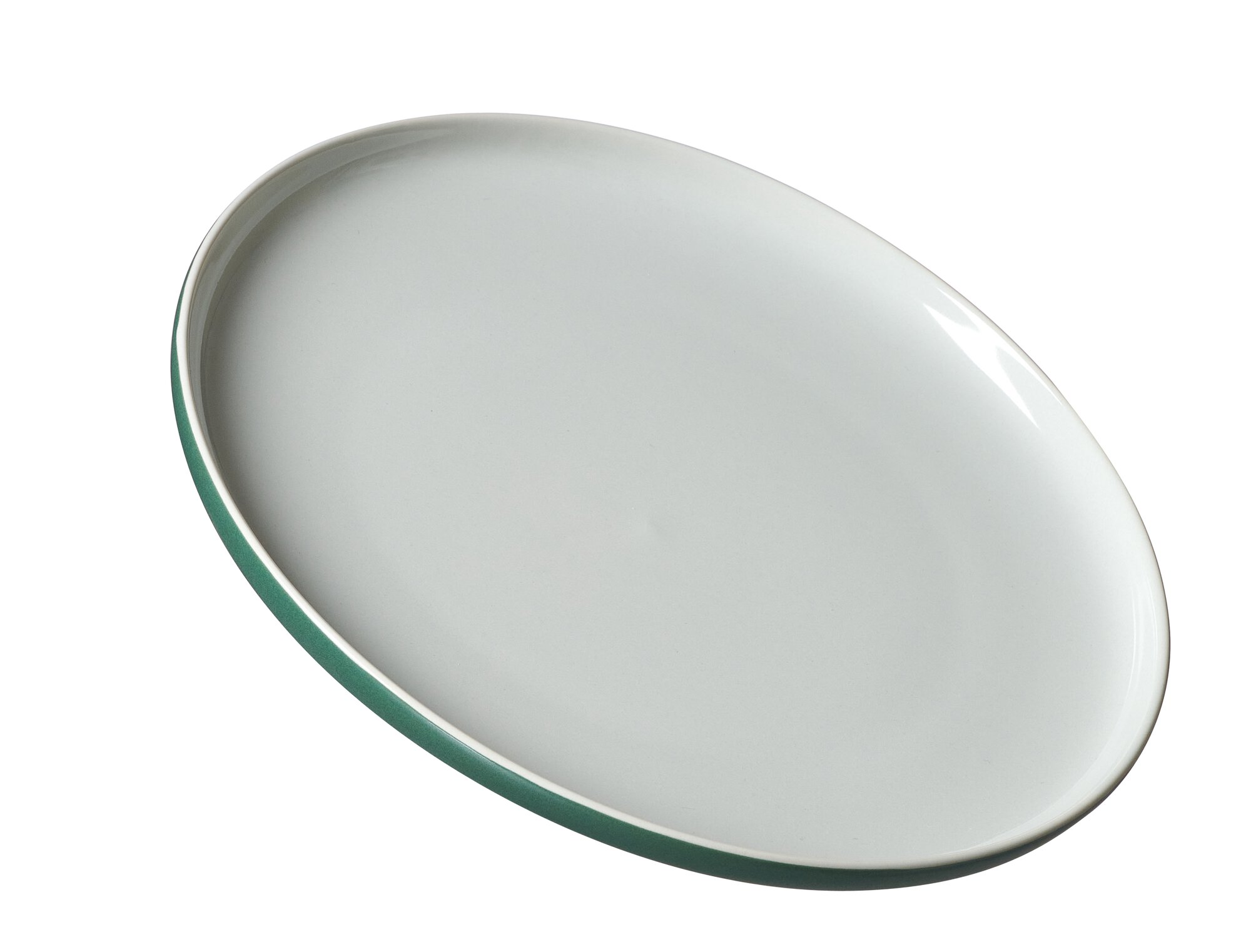 Ritzenhoff & Breker Teller flach 0cm JASPER aus Steinzeug grün