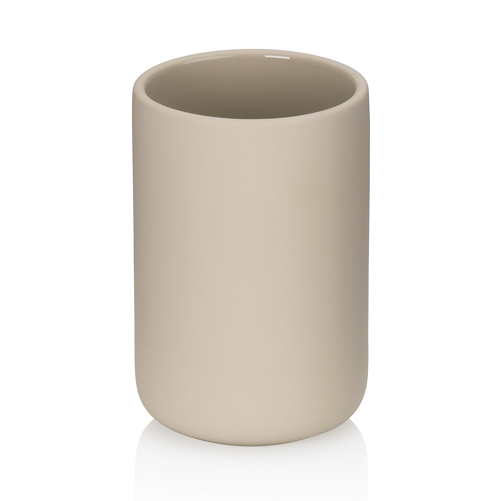 Kela Becher SANA in Farbe Beige, beige, Keramik, Vase, zylindrisch, Wohnkultur