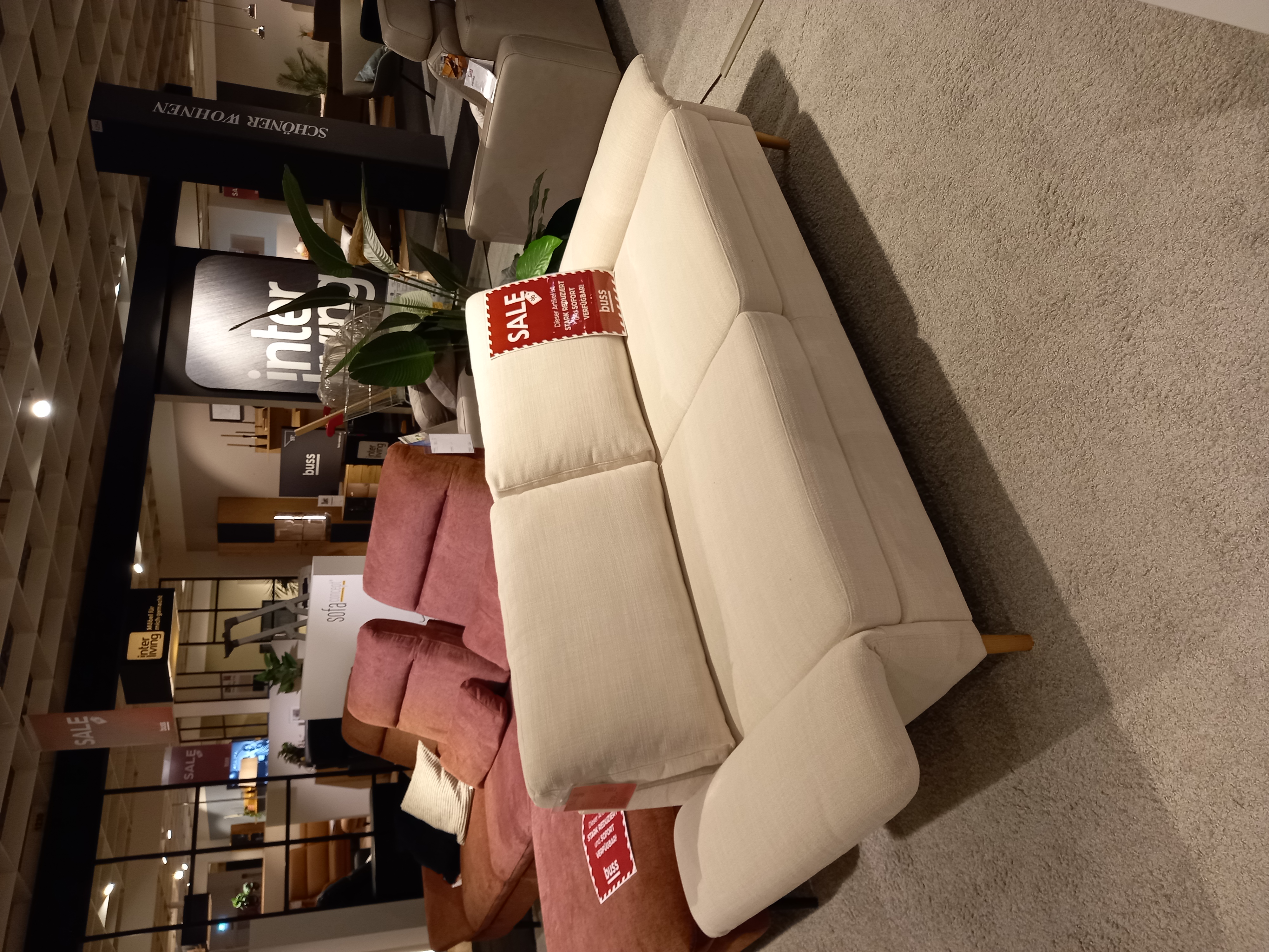SCHÖNER WOHNEN-Kollektion Sofa TIMELESS in Stoff Picasso natur
