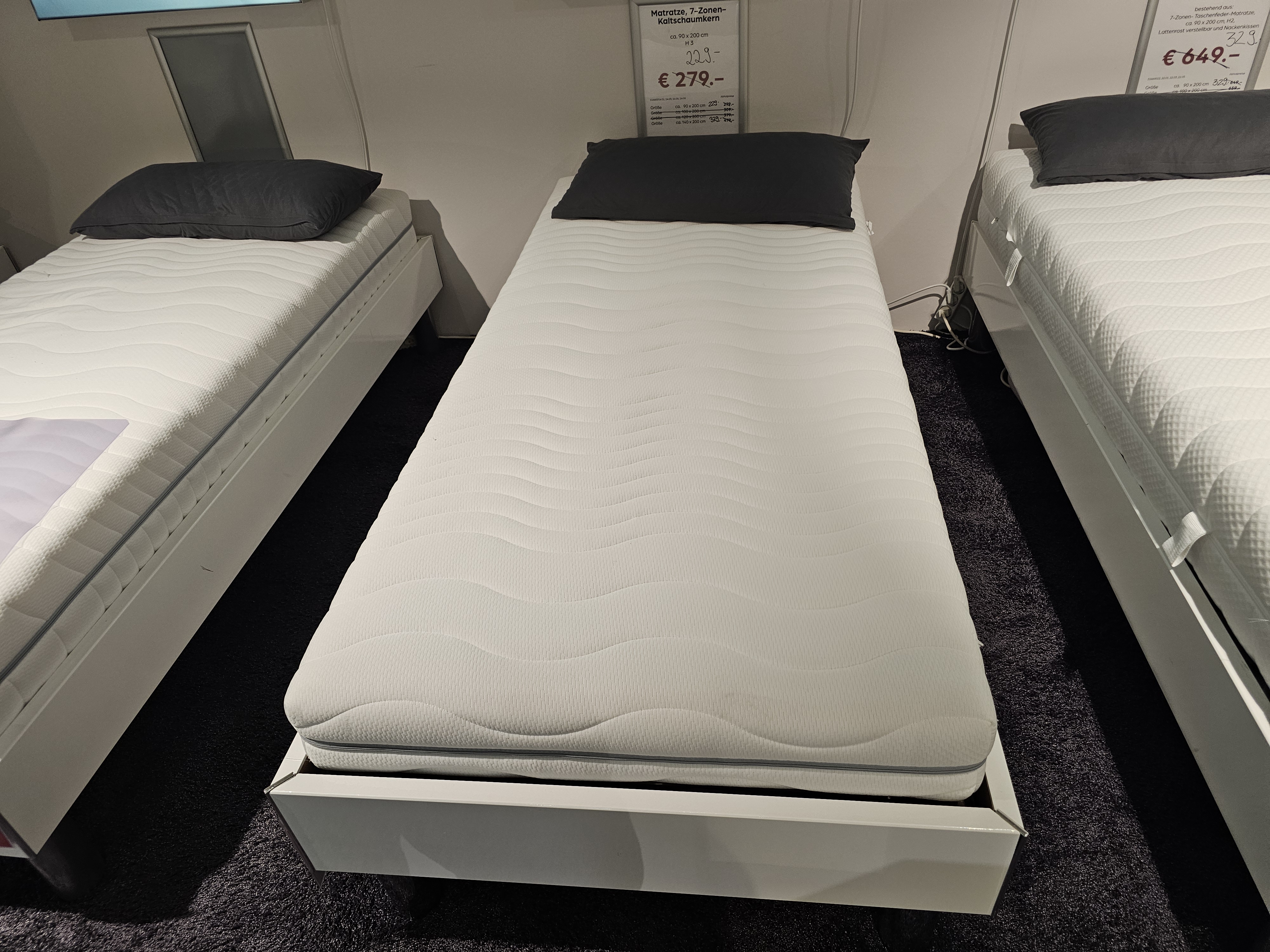 Kaltschaummatratze OMARA in Bezug Standard, matratze, einzelbett, weiß, matt?, komfort?