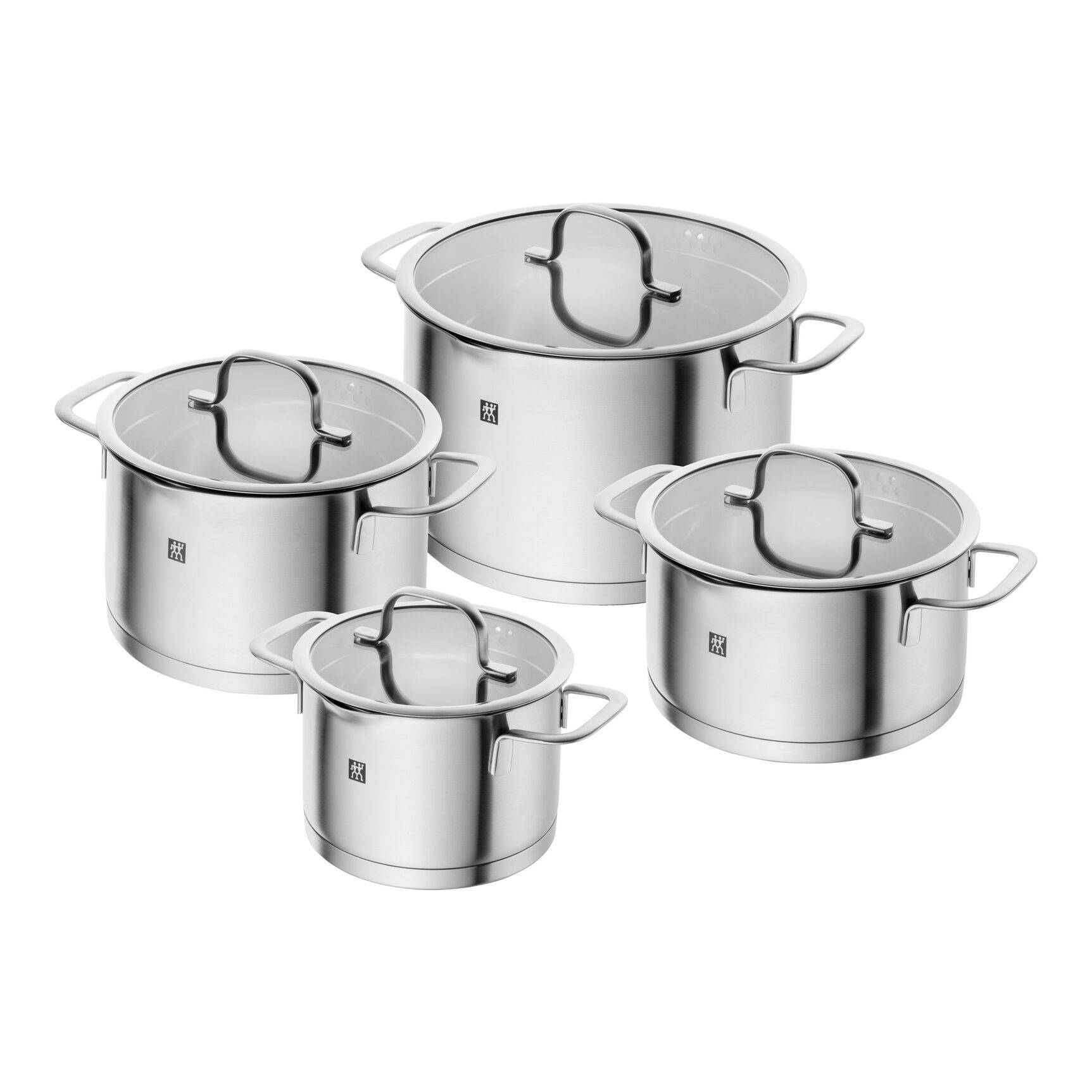 Zwilling Kochtopfset True Flow 4tlg. in silber