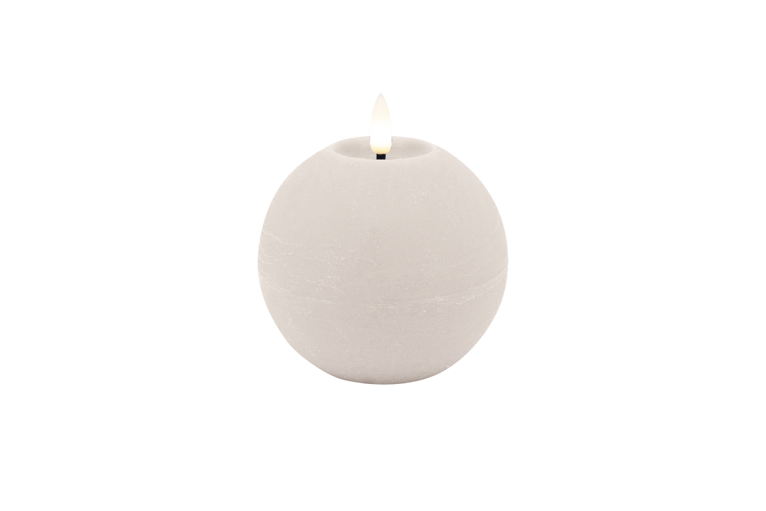 LED-Kugelkerze SUMMER in Rosa / Pink L.C. Wholesaler LED-Kugelkerze SUMMER ca. Ø 10, H 8,5cm in Summer pink rustic