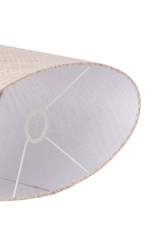 Light & Living Lampenschirm STONE in Farbe beige, Bekleidung, Hut, Lampe, Sperrholz, Holz