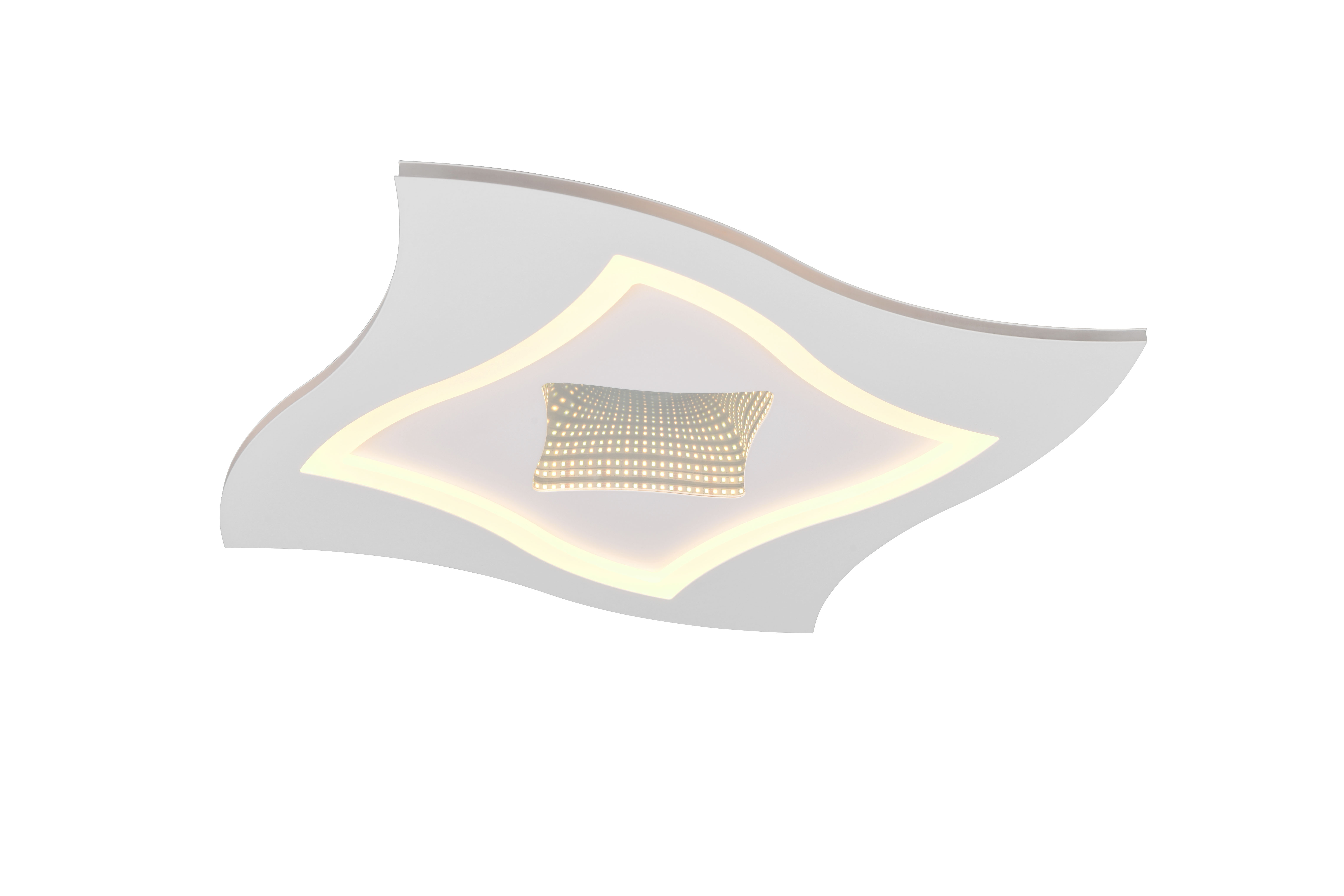 Trio LED-Deckenleuchte KLINT 1-flammig in Farbe weiß matt, Kunststoff weiß, Deckenleuchte