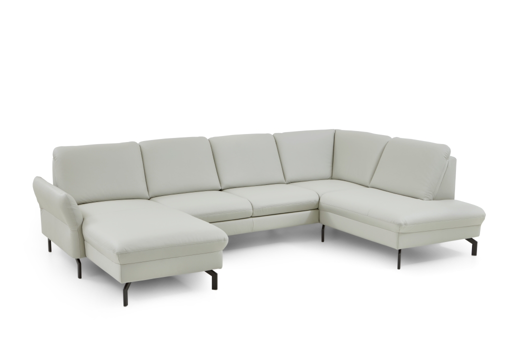 Modulmaster Polstergruppe PN-EM24097 ca. 305x193 Silber / Metall Polstergruppe PN-EM24097 ca. 305x193cm in Leder Torro silver