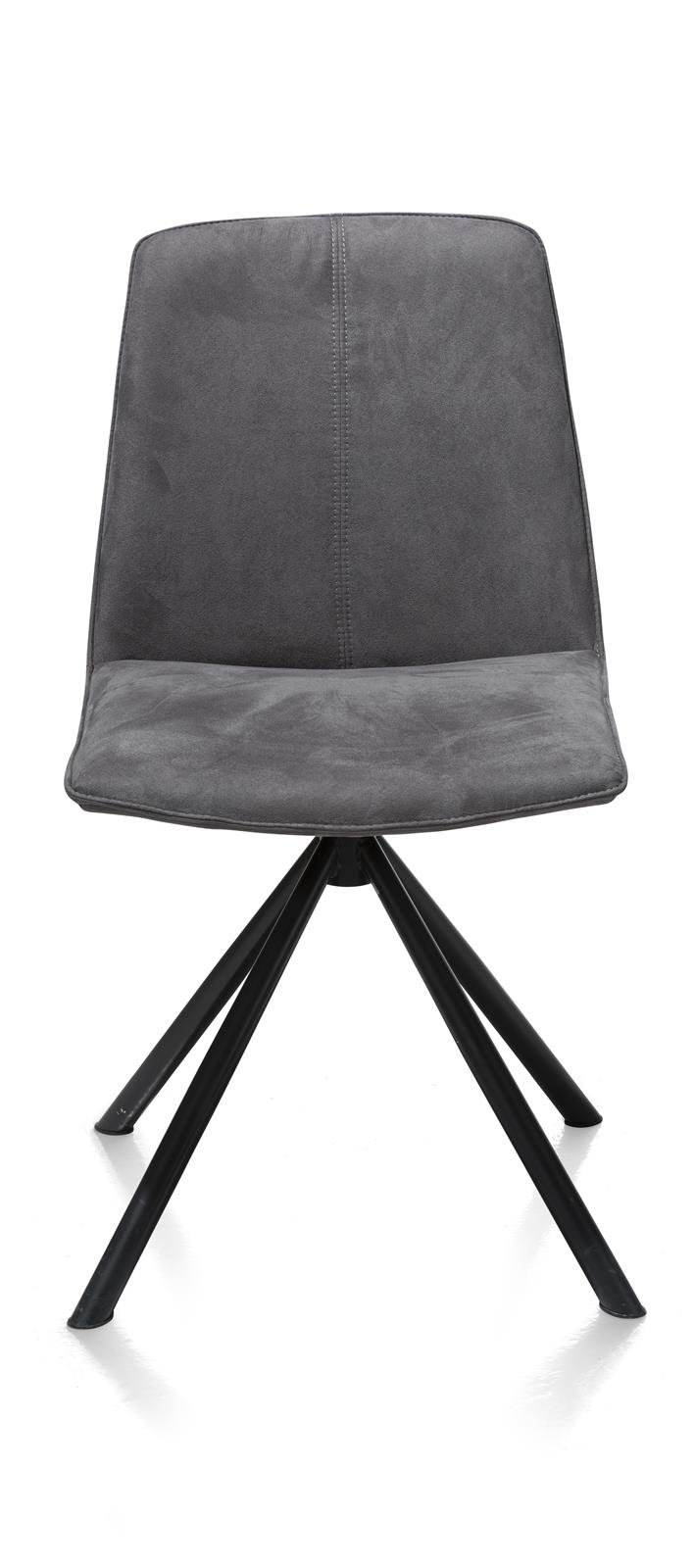 Henders & Hazel Stuhl BRODY in Stoff steelgrey