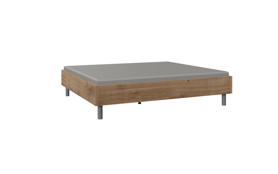Wimex Bettgestell Easy Beds Comfort, ca. 160 x 200 cm in Plankeneiche Nachbildung