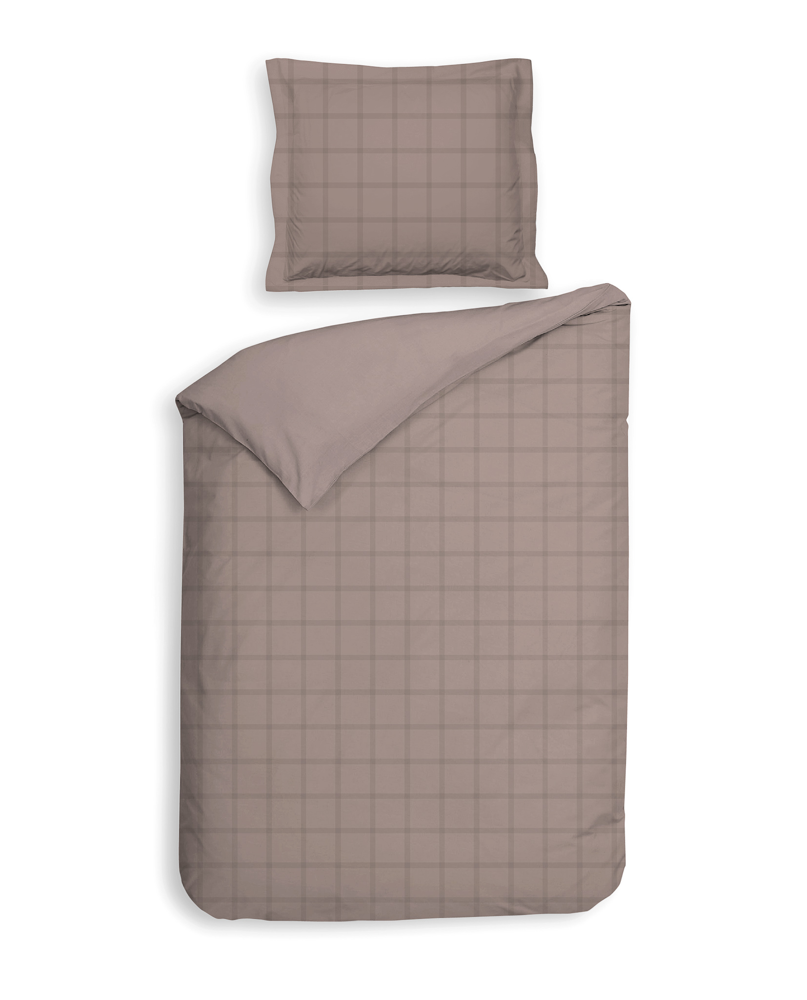 Bettwäsche DIAMANTE ca. 135x200cm in Farbe Rose Tan