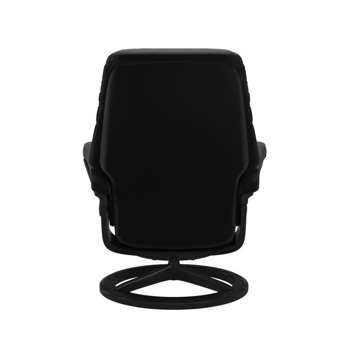 Stressless Sessel mit Hocker Sunrise in Leder Paloma black