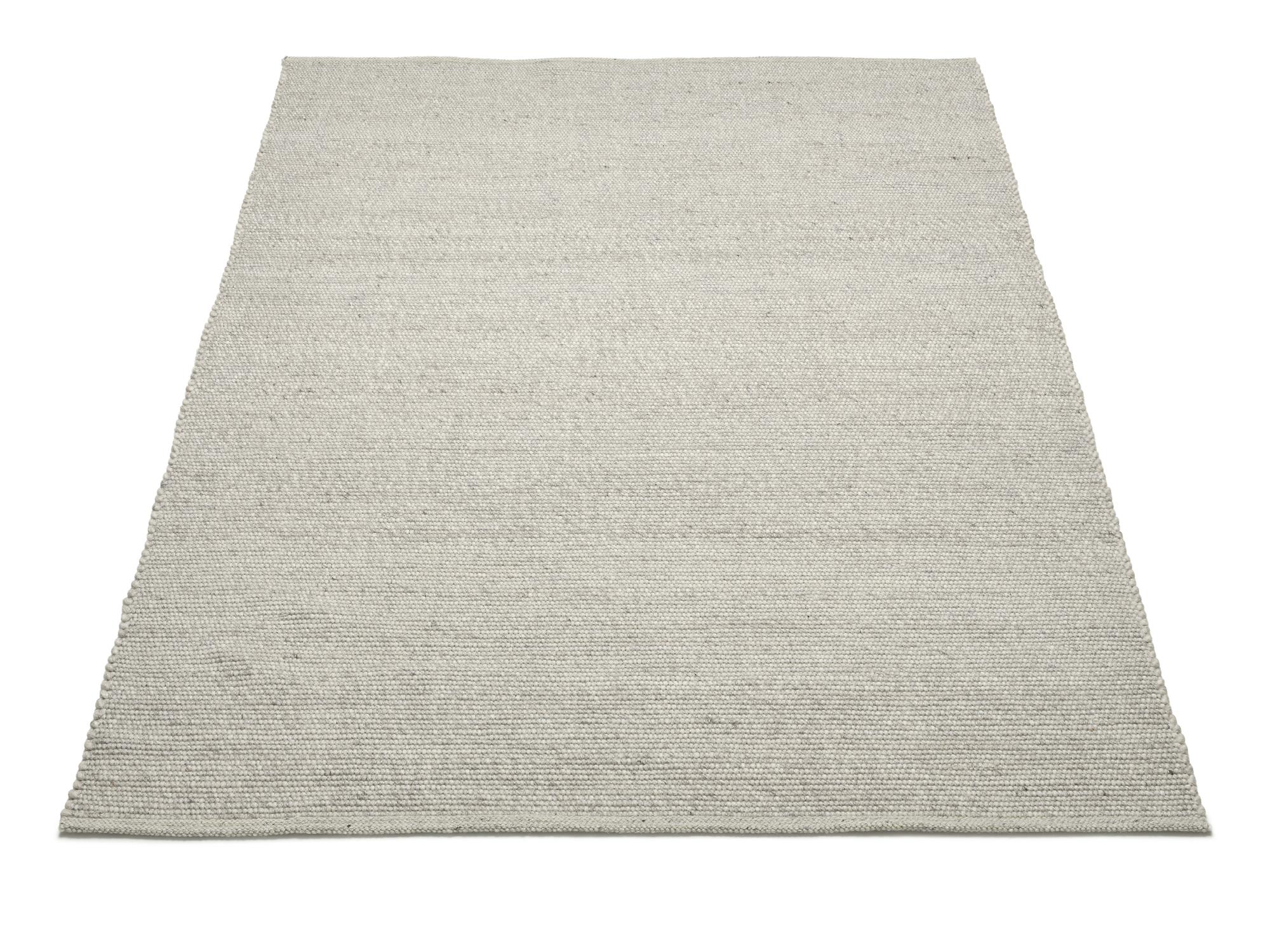 Interliving Handweb Teppich IL L-9000 in 446 silber, Teppich, Wollteppich, Beige, Spitze Struktur, Runterlage Bodenbelag