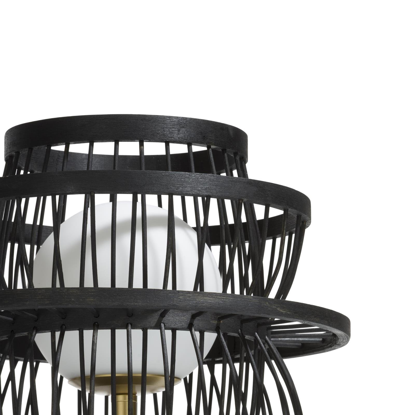 Coco Maison Tischlampe Bali 44188-ZWA, schwarz